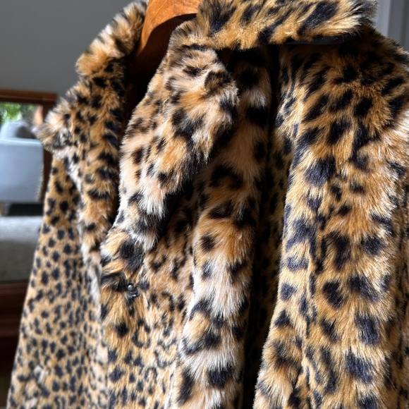 Target faux fur coat jacket leopard cheetah A New Day XXL - Picture 11 of 13